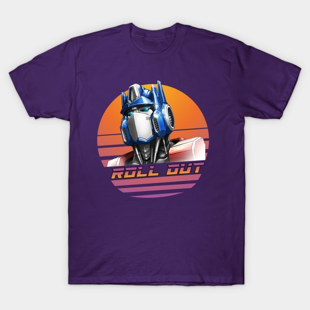 Roll Out Optimus Prime Transformers - Autobots T-Shirt by xoxocomp